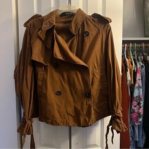✨NEW LISTING✨ Zara - Brown Cropped Jacket